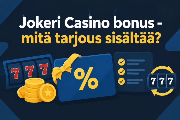 Jokeri Casino bonus - mitä tarjous sisältää?