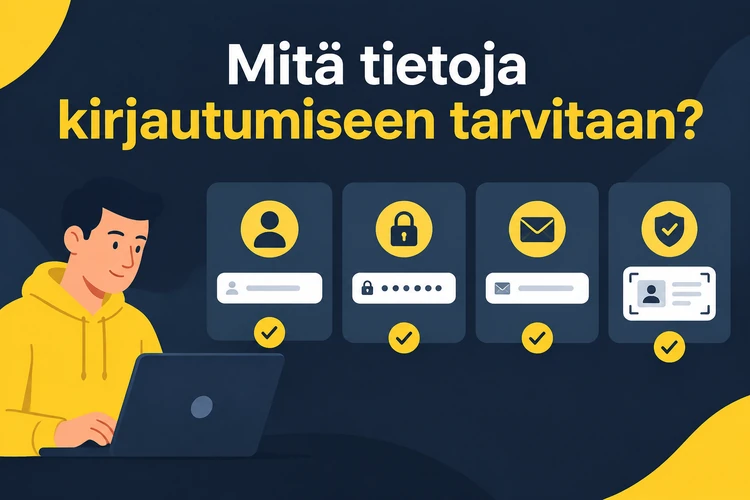 Mitä tietoja kirjautumiseen tarvitaan?